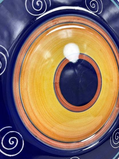 Pier 1 Imports Italian Swirl Dinner Plate