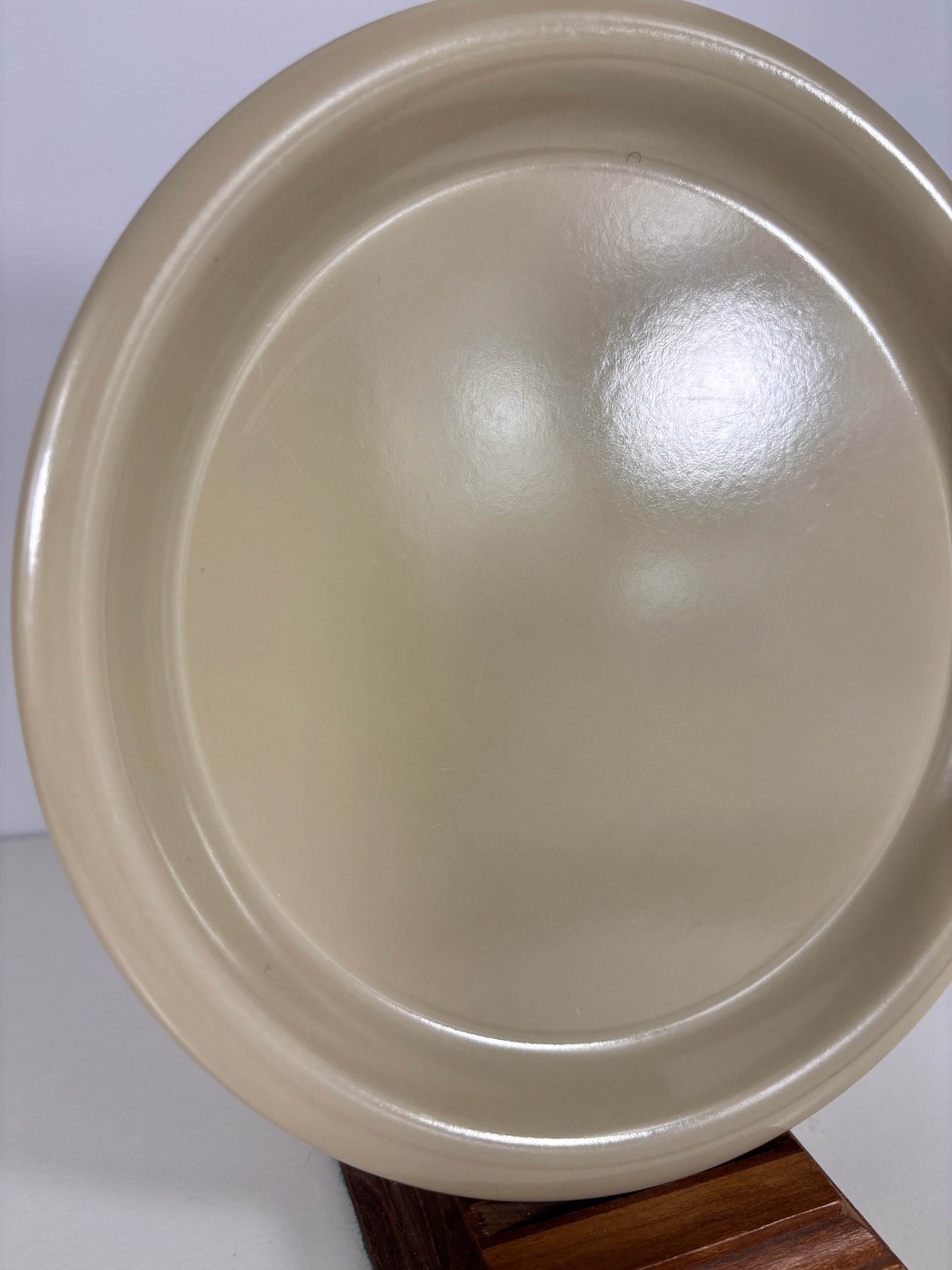 Ingrid Chicago Vintage Beige Melamine Salad Plate