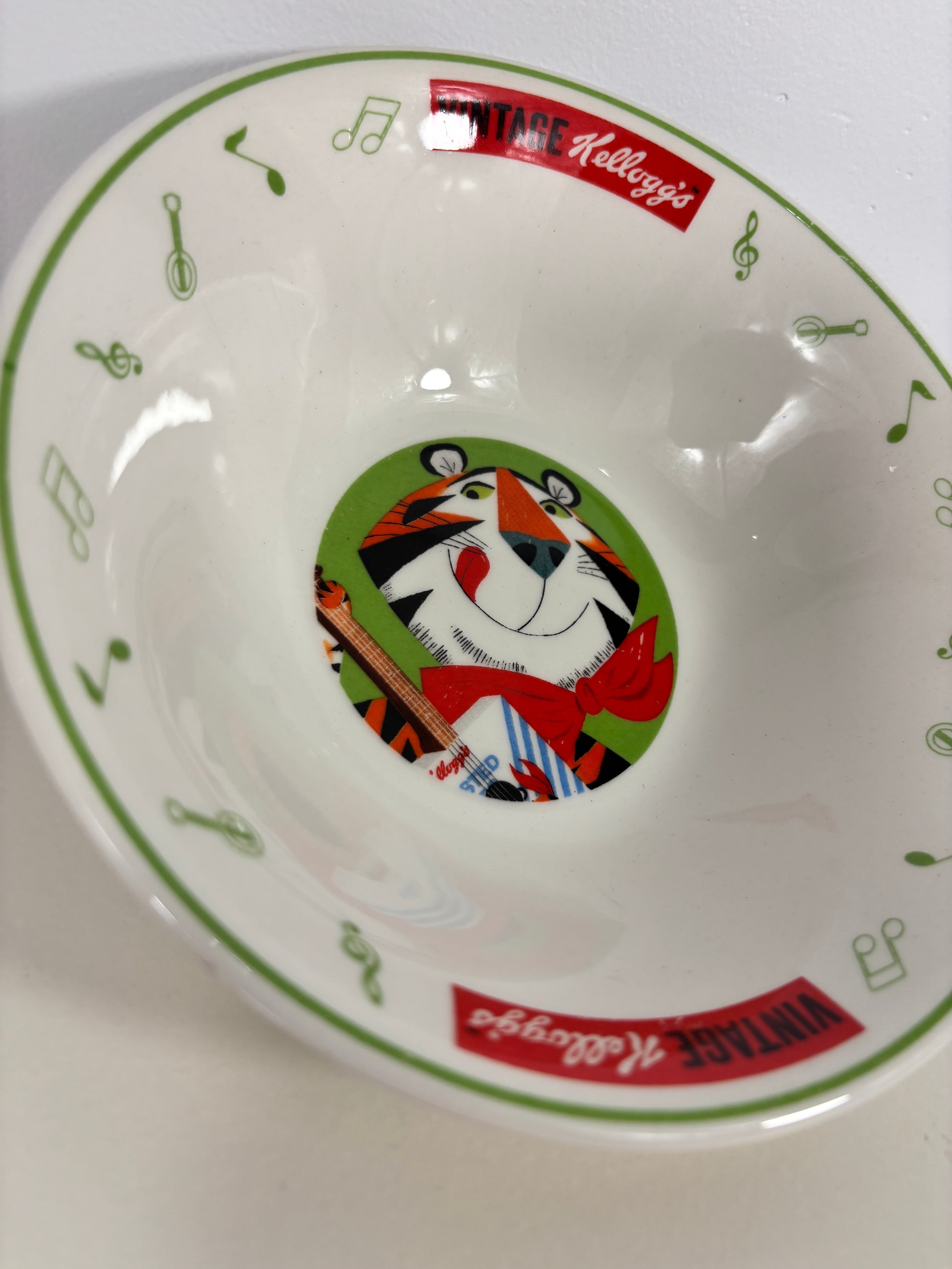 Kellog’s Tony the Tiger Music Promotional Cereal Bowl