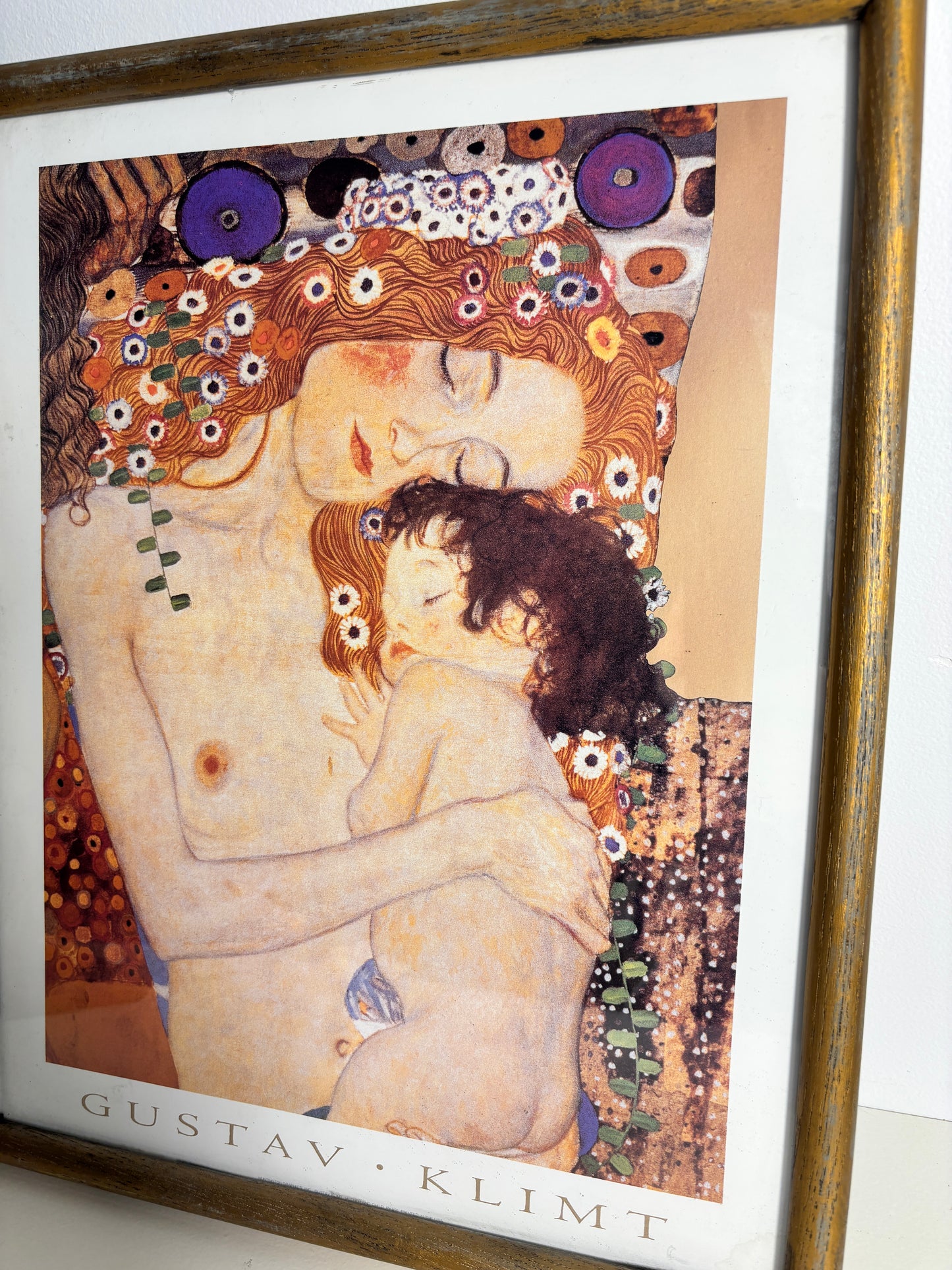 Gustav Klimt Mother and Child Framed Print