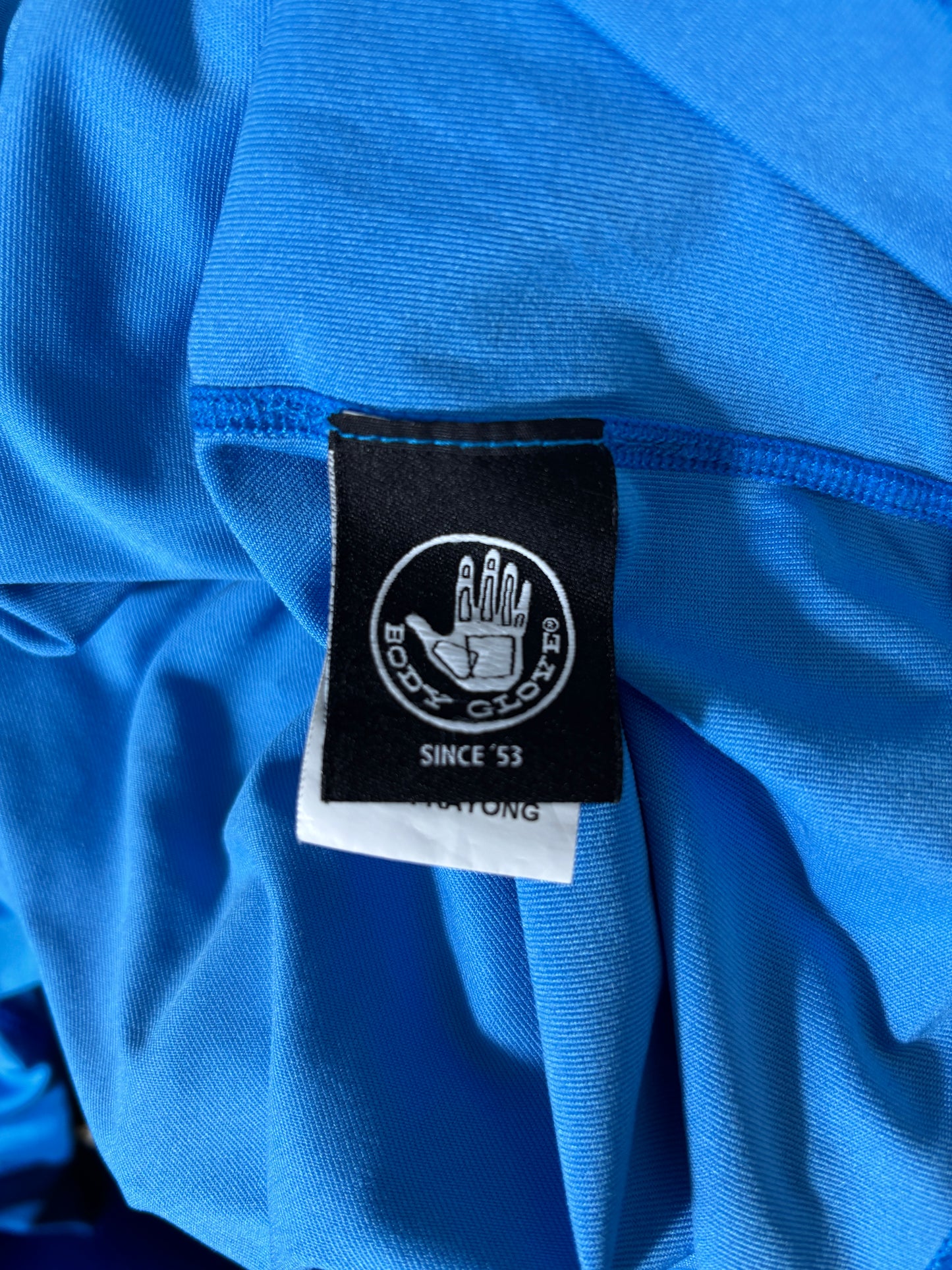 Body Glove Blue Rash Guard Shirt