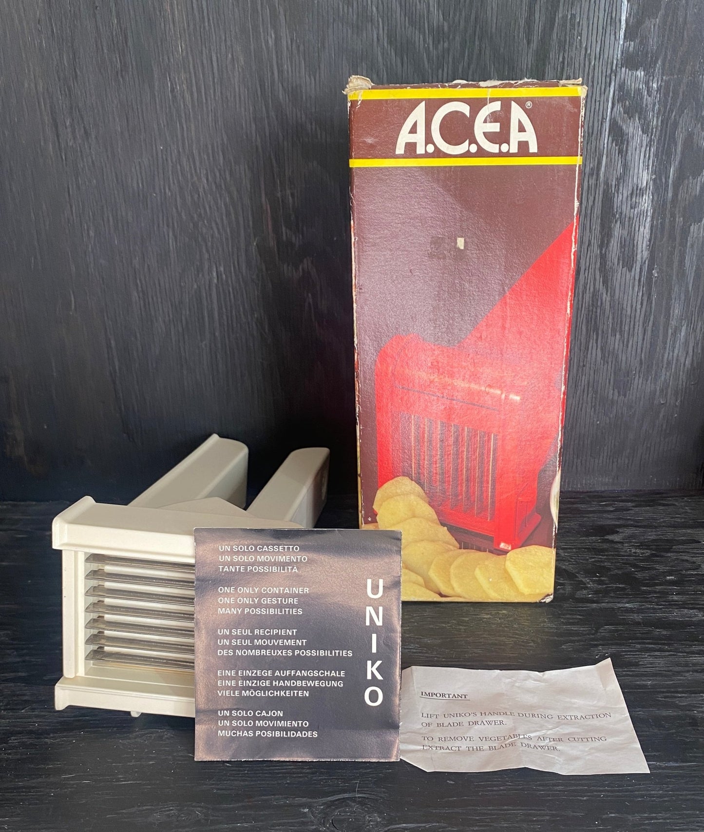 ACEA Uniko Made in Italy Potato Slicer - HLJ at HomeACEA Uniko Made in Italy Potato SlicerPotato SlicerACEA Uniko