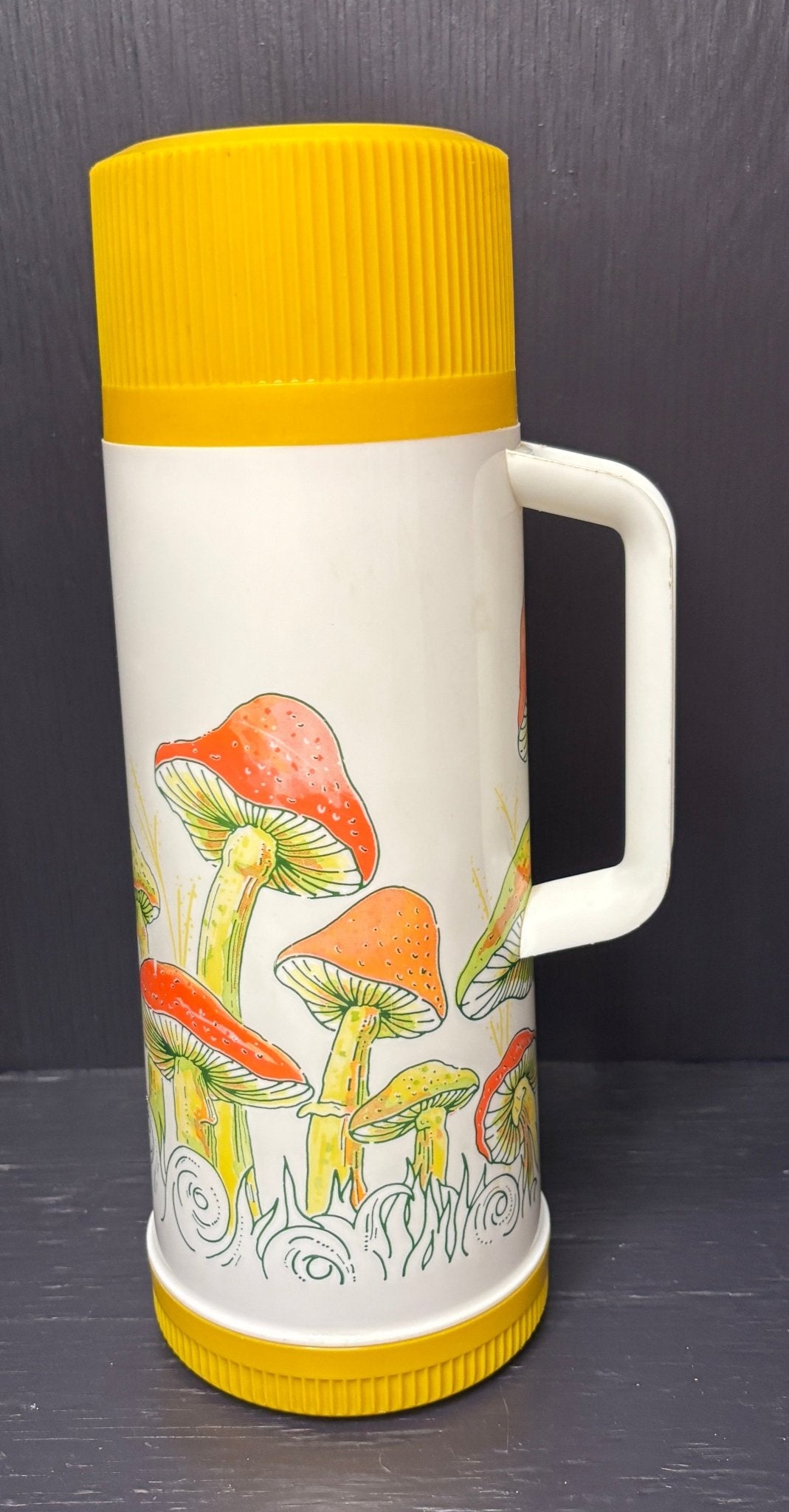 Aladdin Mushroom Theme Vintage Thermos