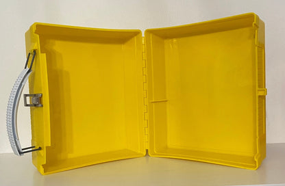 yellow Sesame Street plastic Lunch Box