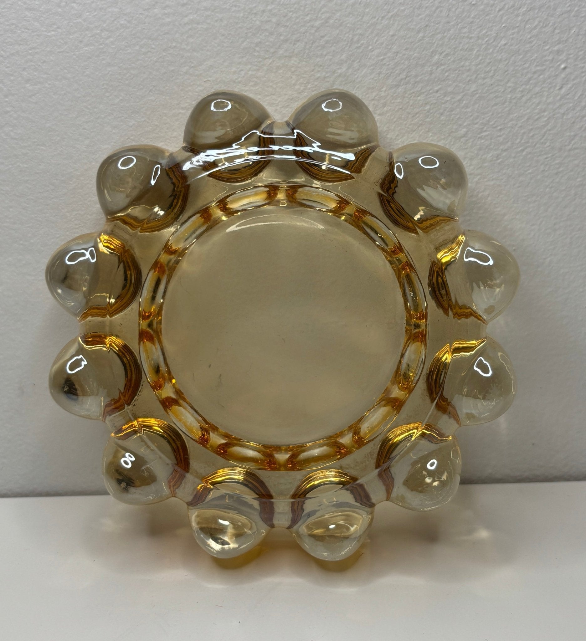 Anchor Hocking Boopie Bubble Vintage Glass Ashtray