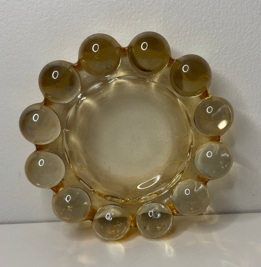 Anchor Hocking Boopie Bubble Vintage Glass Ashtray