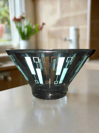 Anchor Hocking Vintage Blendo Atomic Serving Bowl