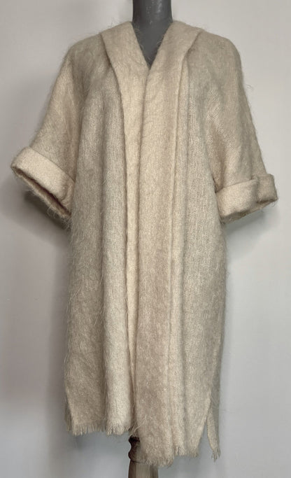 Andrew Stewart Mohair Blend Women’s Open Cardigan Sweater