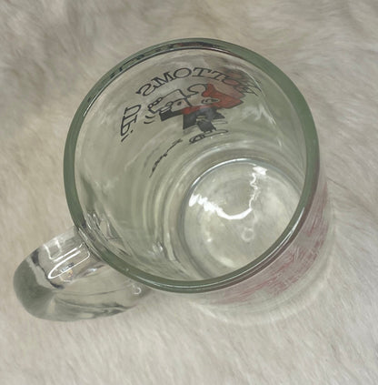 Andy Capp Bottoms Up Vintage Beer Glass