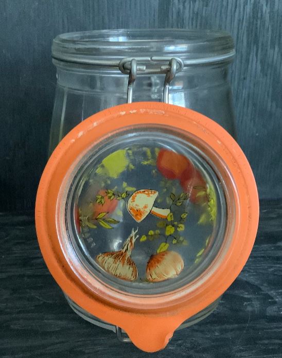 Arc France Vegetable Theme 1 Litre Glass Jar - HLJ at HomeArc France Vegetable Theme 1 Litre Glass JarGlass JarArc France