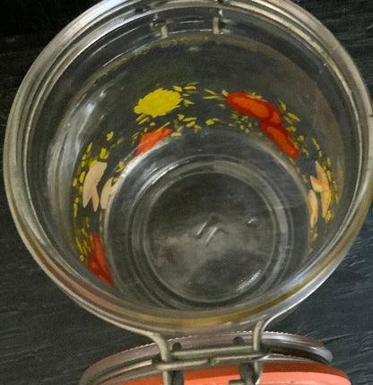 Arc France Vegetable Theme Glass Jar
