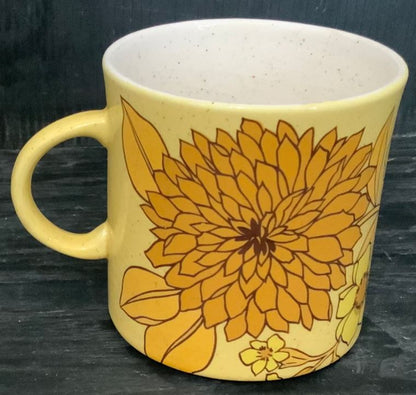 Arklow Ireland Yellow Flower Mug