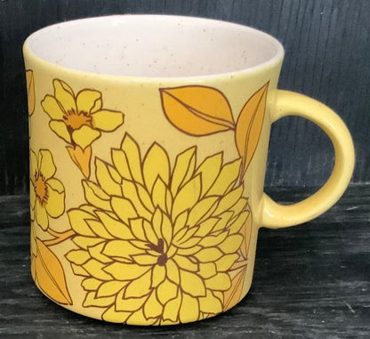Arklow Ireland Yellow Flower Mug