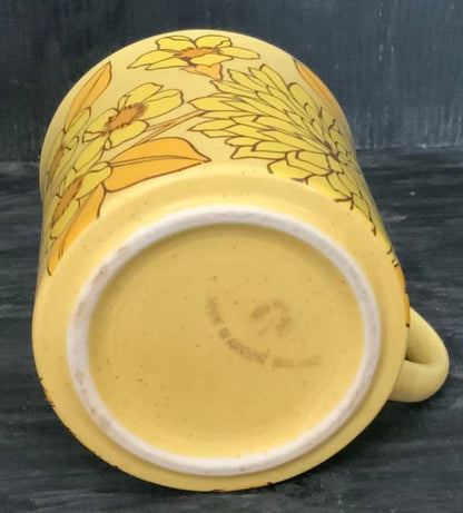 Arklow Ireland Yellow Flower Mug