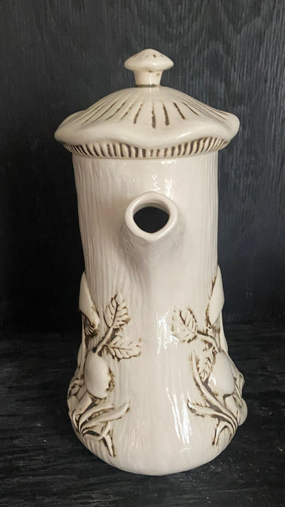 Arnels Ceramic Mushroom Theme Coffee Pot
