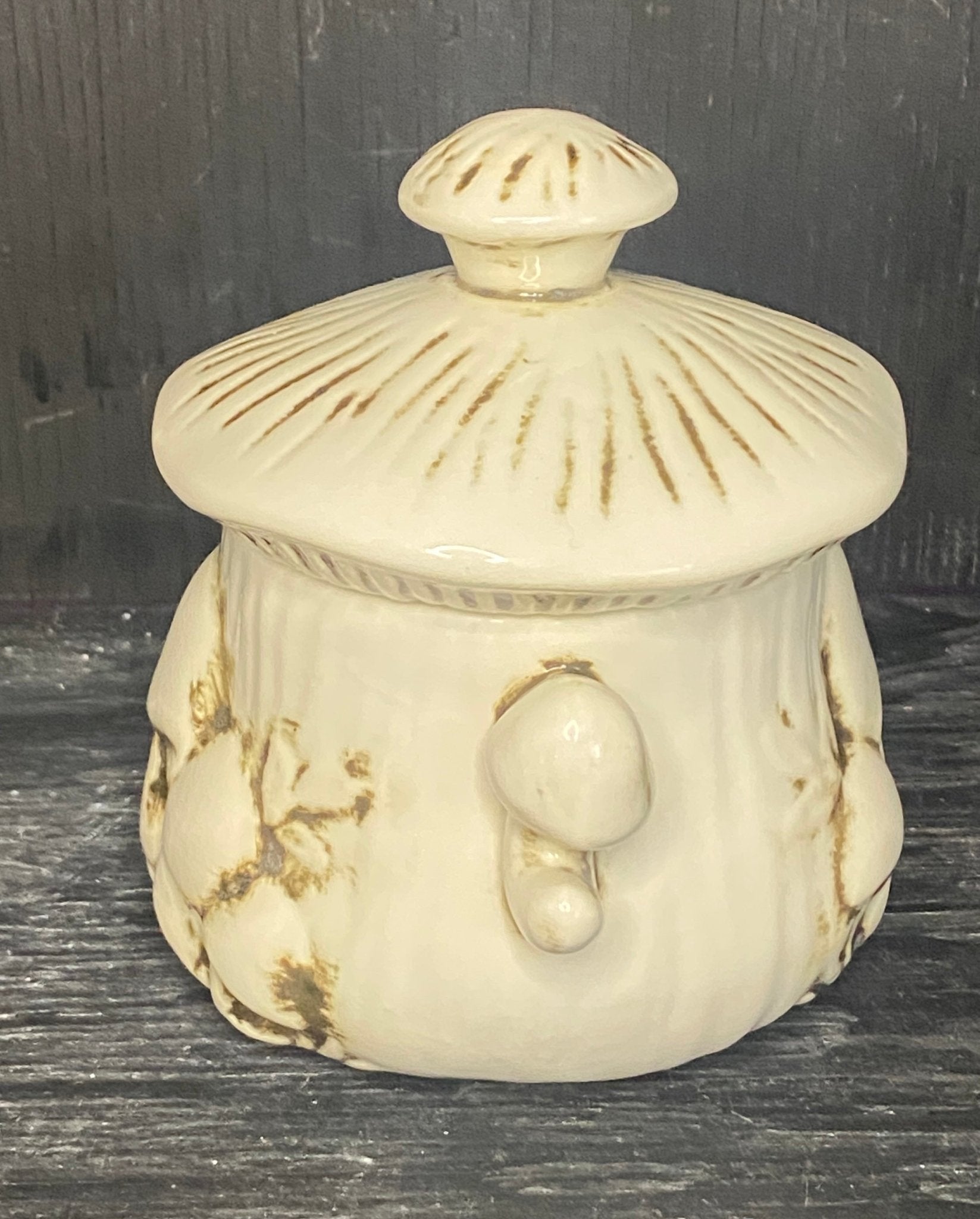 Mushroom Theme Sugar Bowl