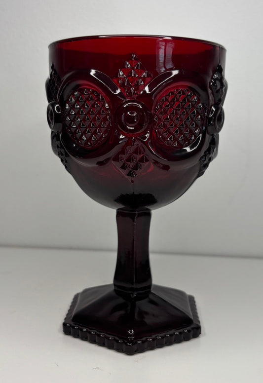 Avon Cape Cod Red Wine Goblet