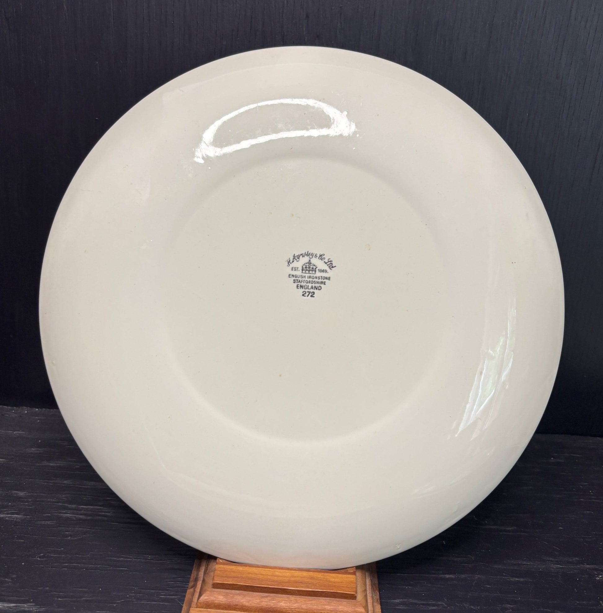 Aynsley Flower Pattern Dinner Plates