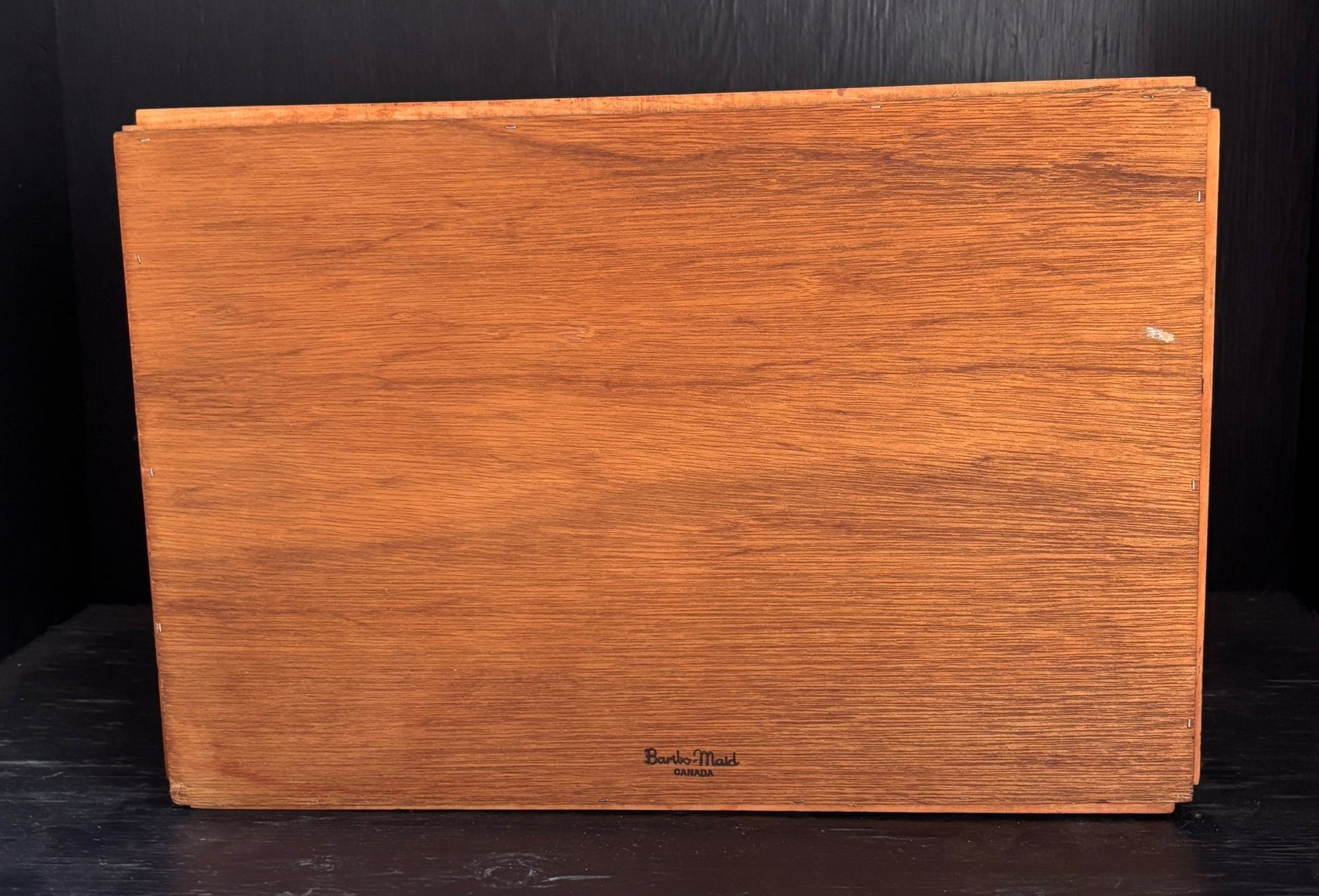 Baribocraft Solid Maple Wood Bread Box