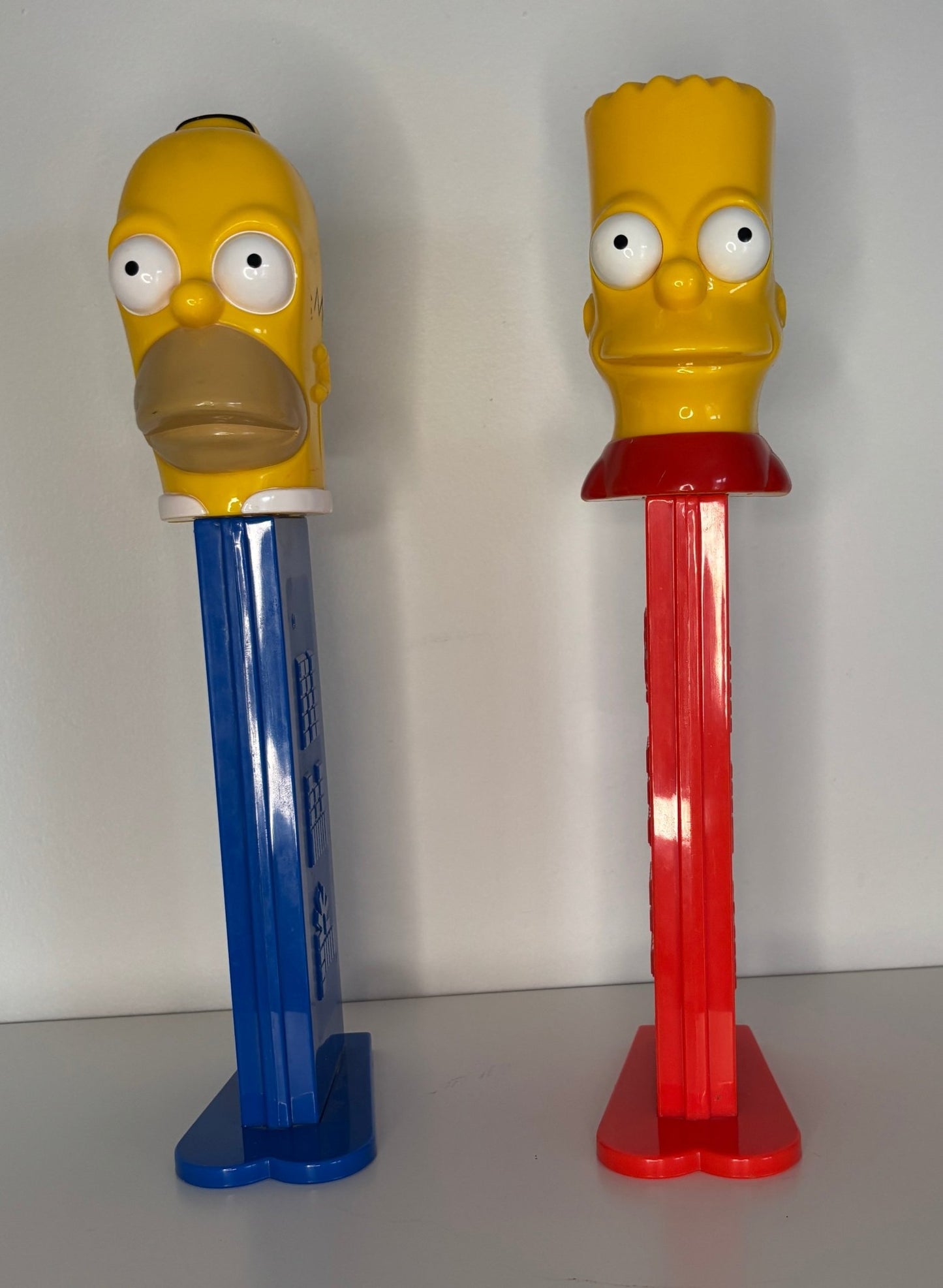 Bart and Homer Simpson Giant Talking Pez Dispensers