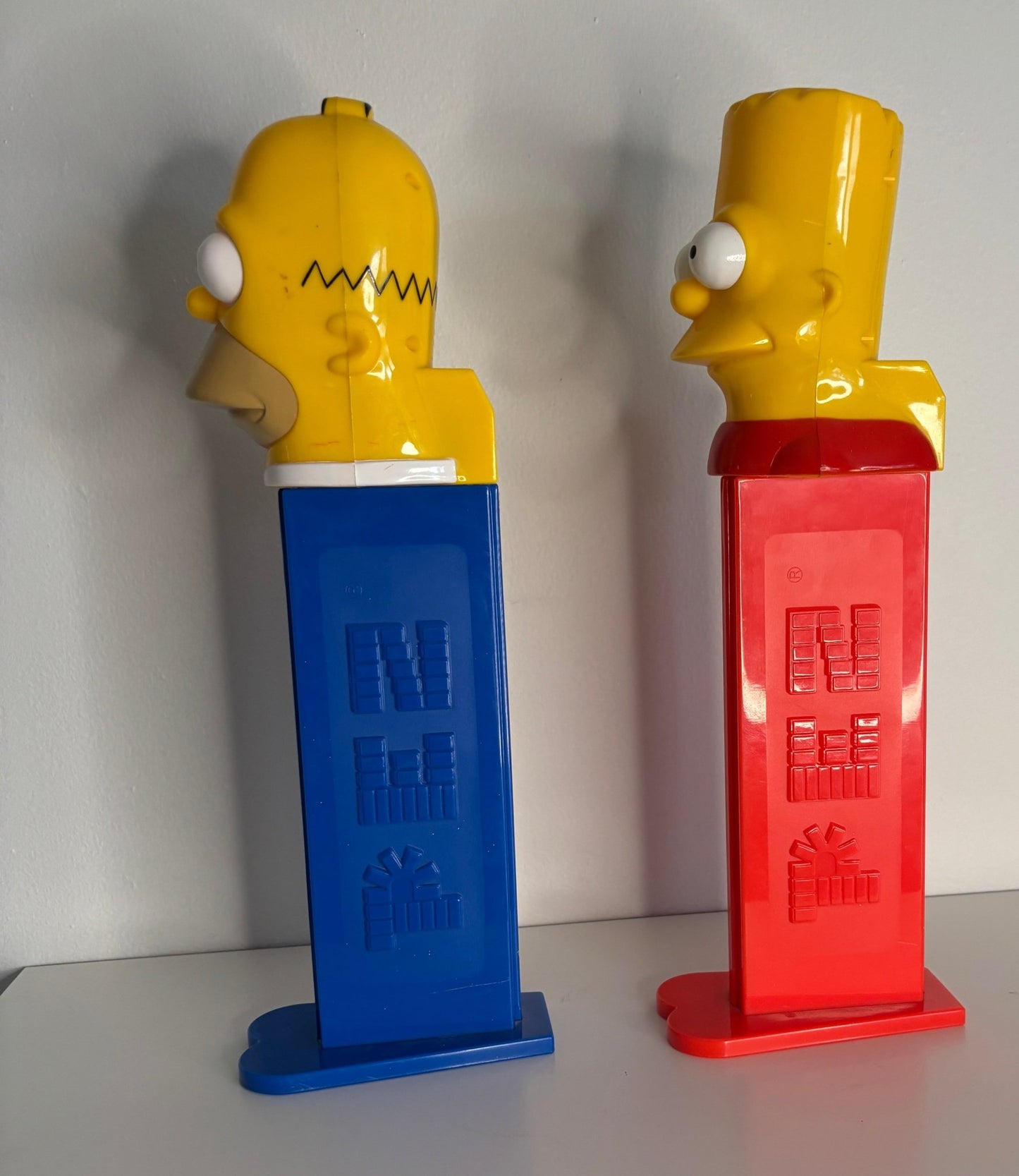 Bart and Homer Simpson Talking Pez Dispensers