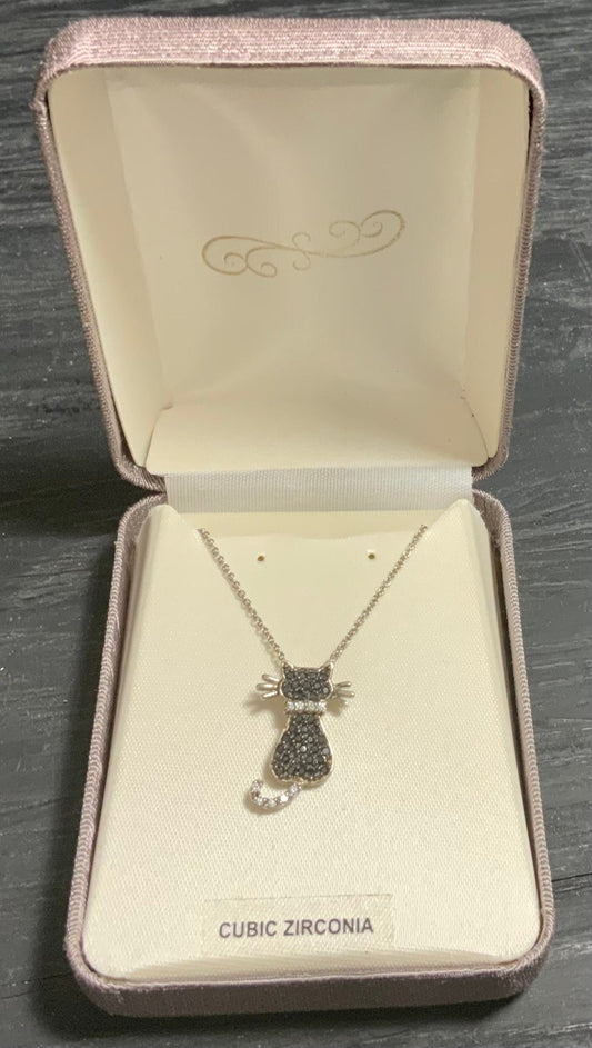 Bealls Cubic Zirconia Cat Necklace and Pendant - HLJ at HomeBealls Cubic Zirconia Cat Necklace and PendantNecklace and PendantBeall’s