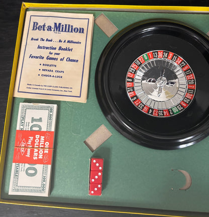 Bet a Million Vintage Board Game