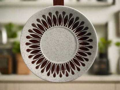 Biltons Brown Flower Pattern Saucer