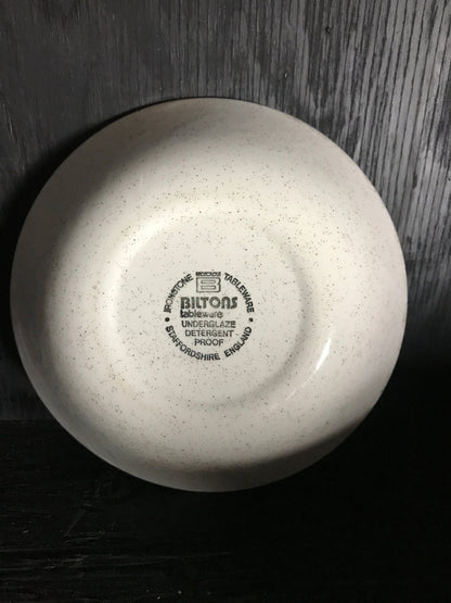 Biltons Brown Flower Pattern Soup Bowl