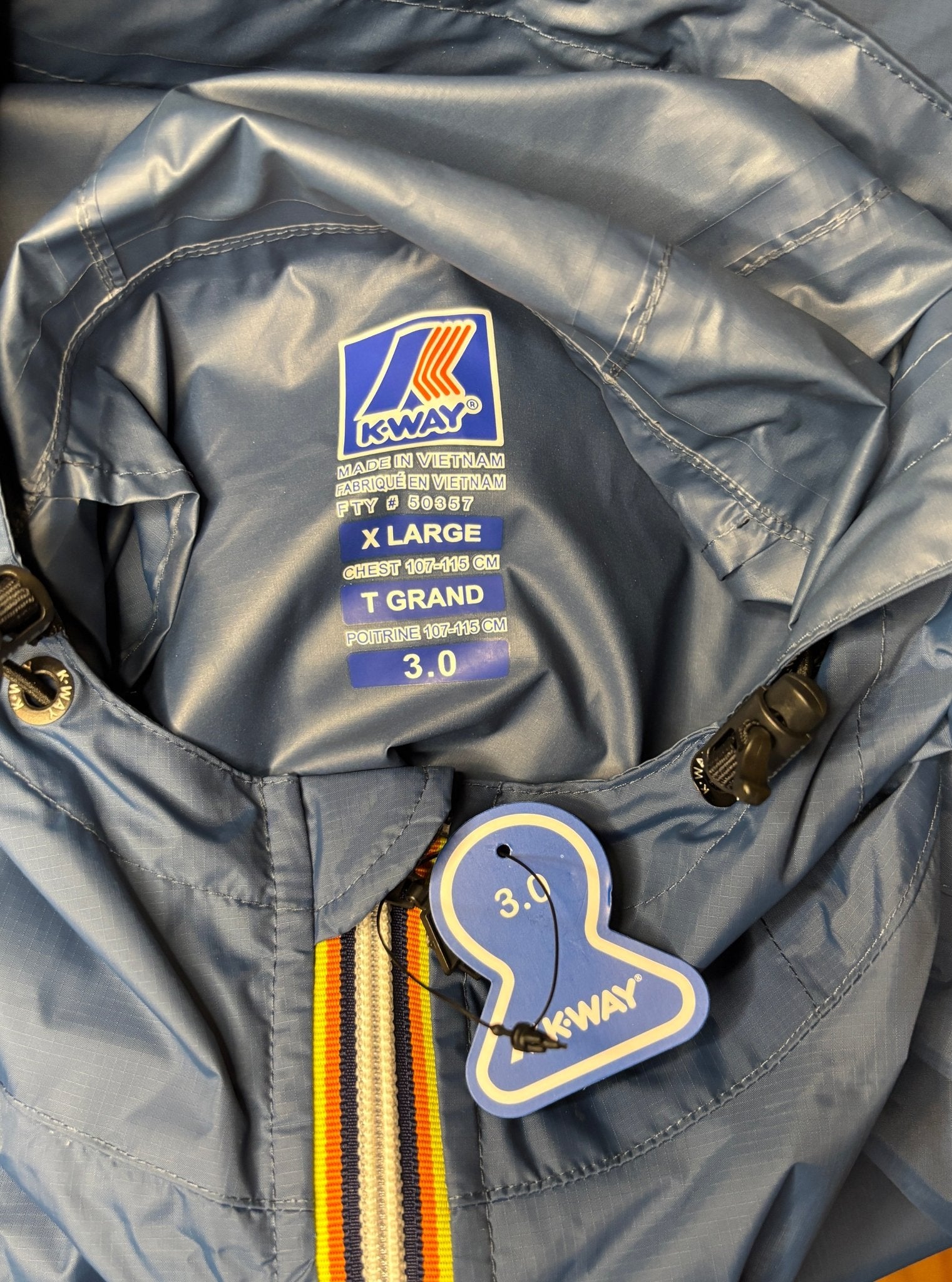 Blue K - Way Claude 3.0 Windbreaker Packable Jacket Size XL - HLJ at HomeBlue K - Way Claude 3.0 Windbreaker Packable Jacket Size XLJacketK - Way