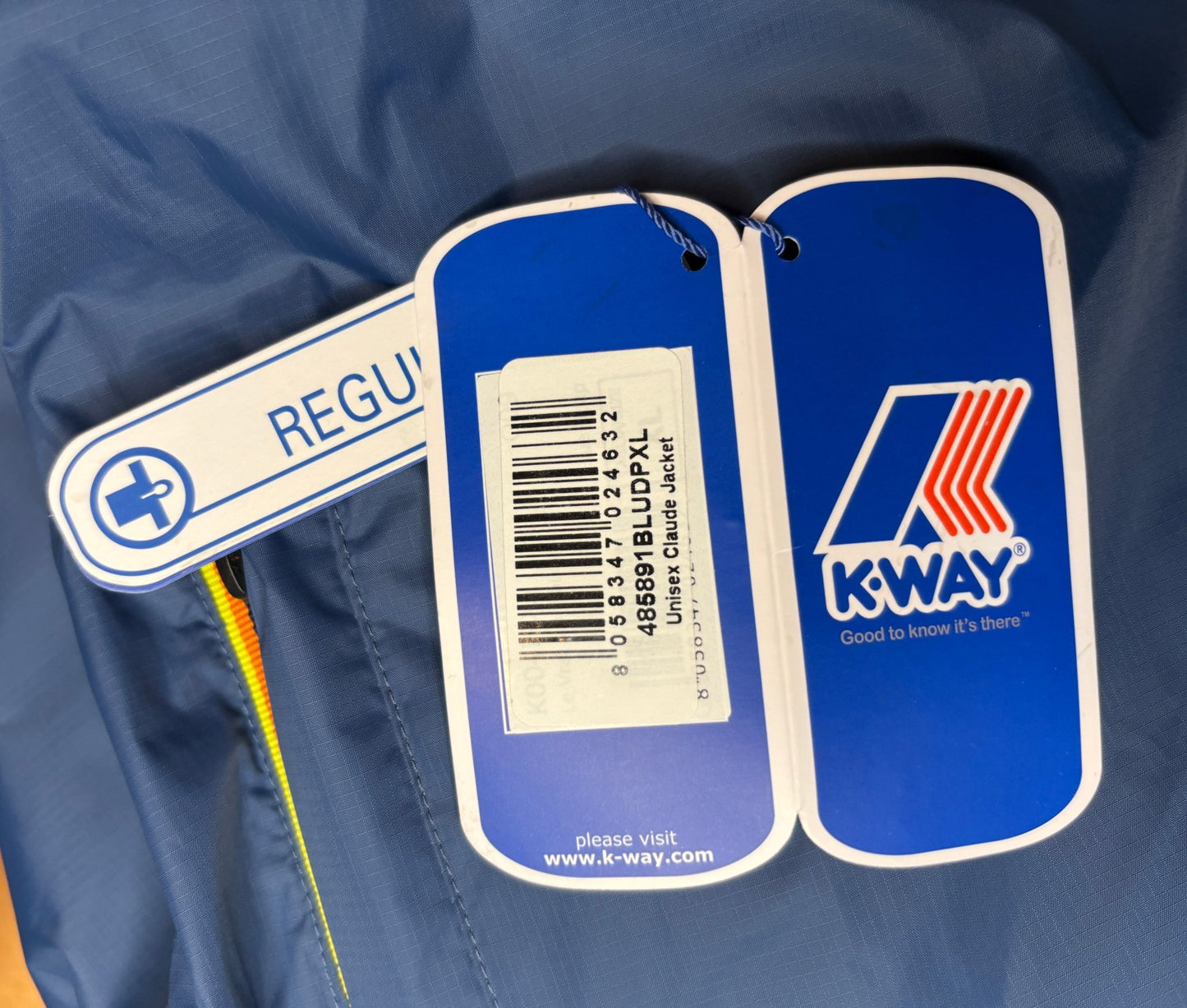 Blue K - Way Claude 3.0 Windbreaker Packable Jacket Size XL - HLJ at HomeBlue K - Way Claude 3.0 Windbreaker Packable Jacket Size XLJacketK - Way