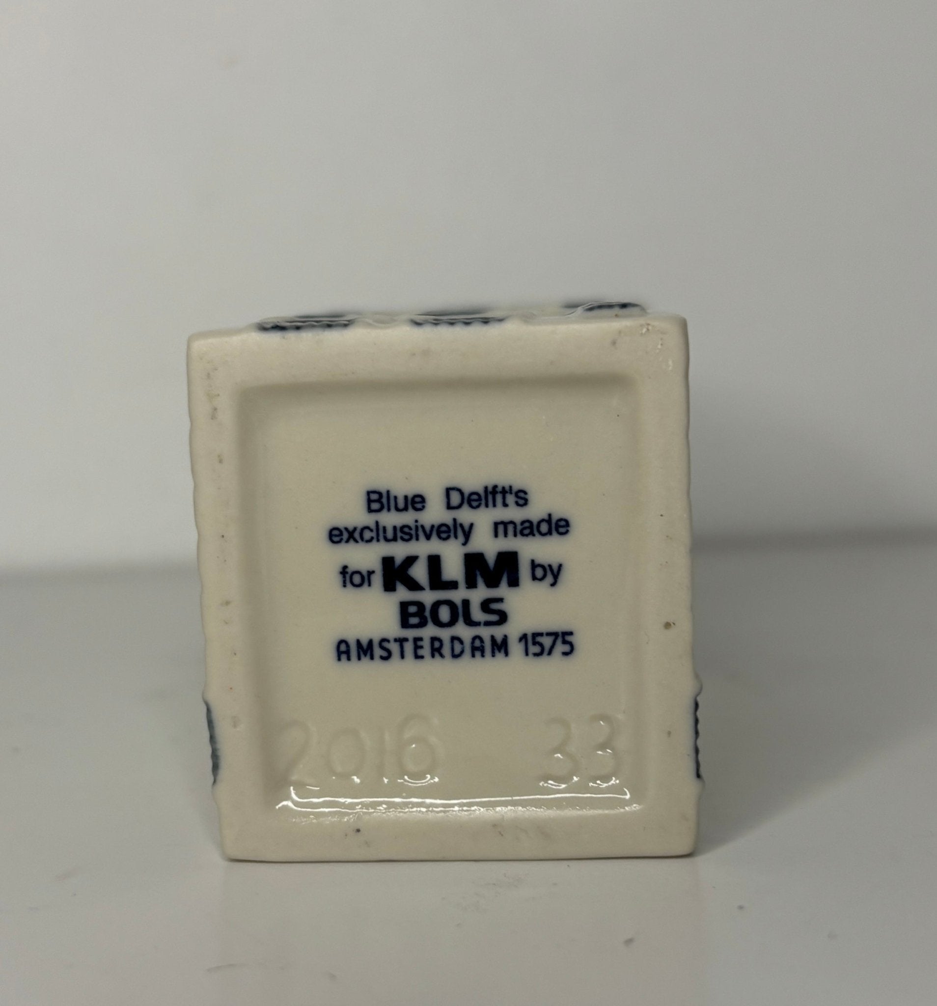 KLM Blue Delft House Number 33 Sealed