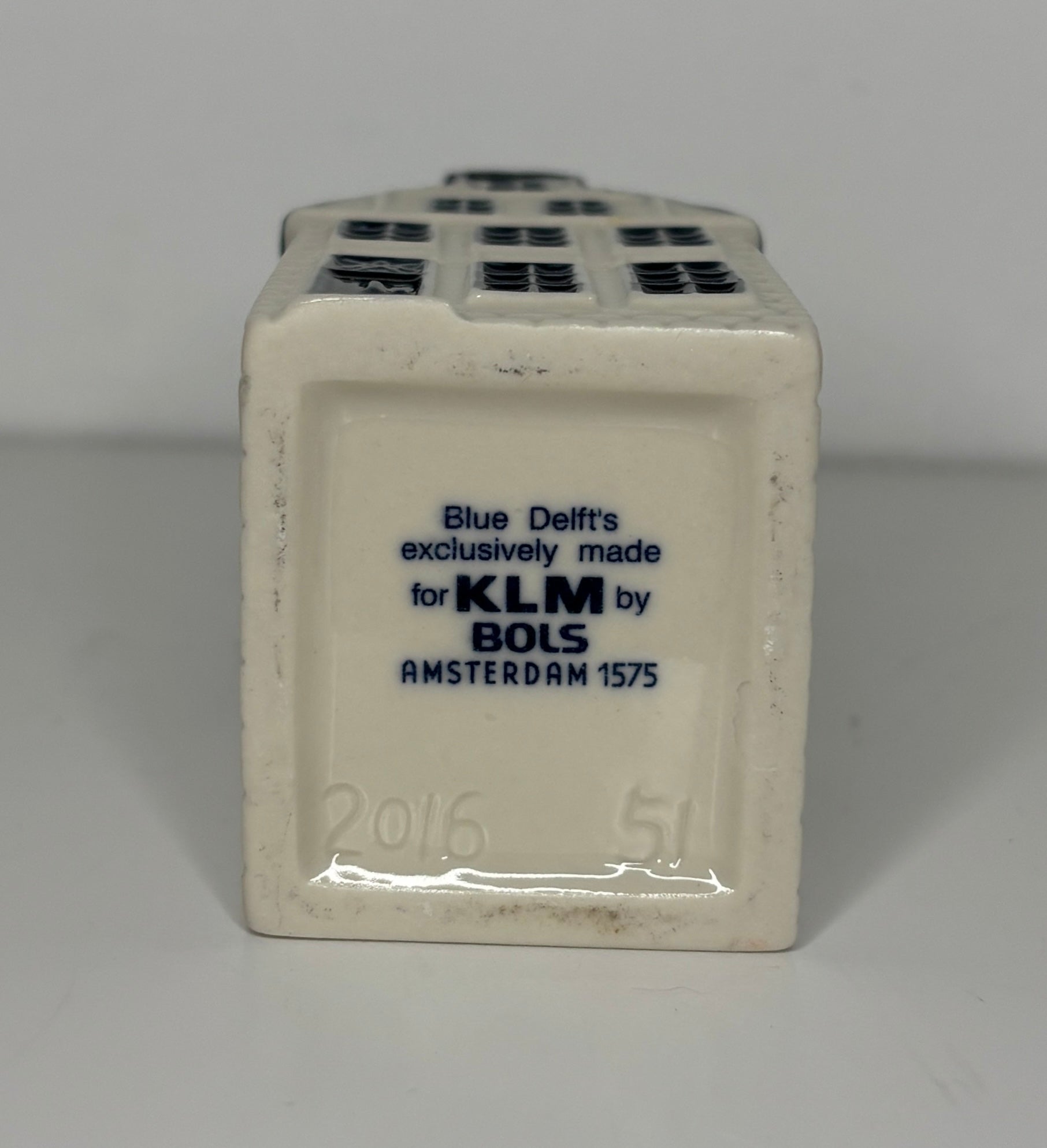KLM Blue Delft House Number 51 Sealed