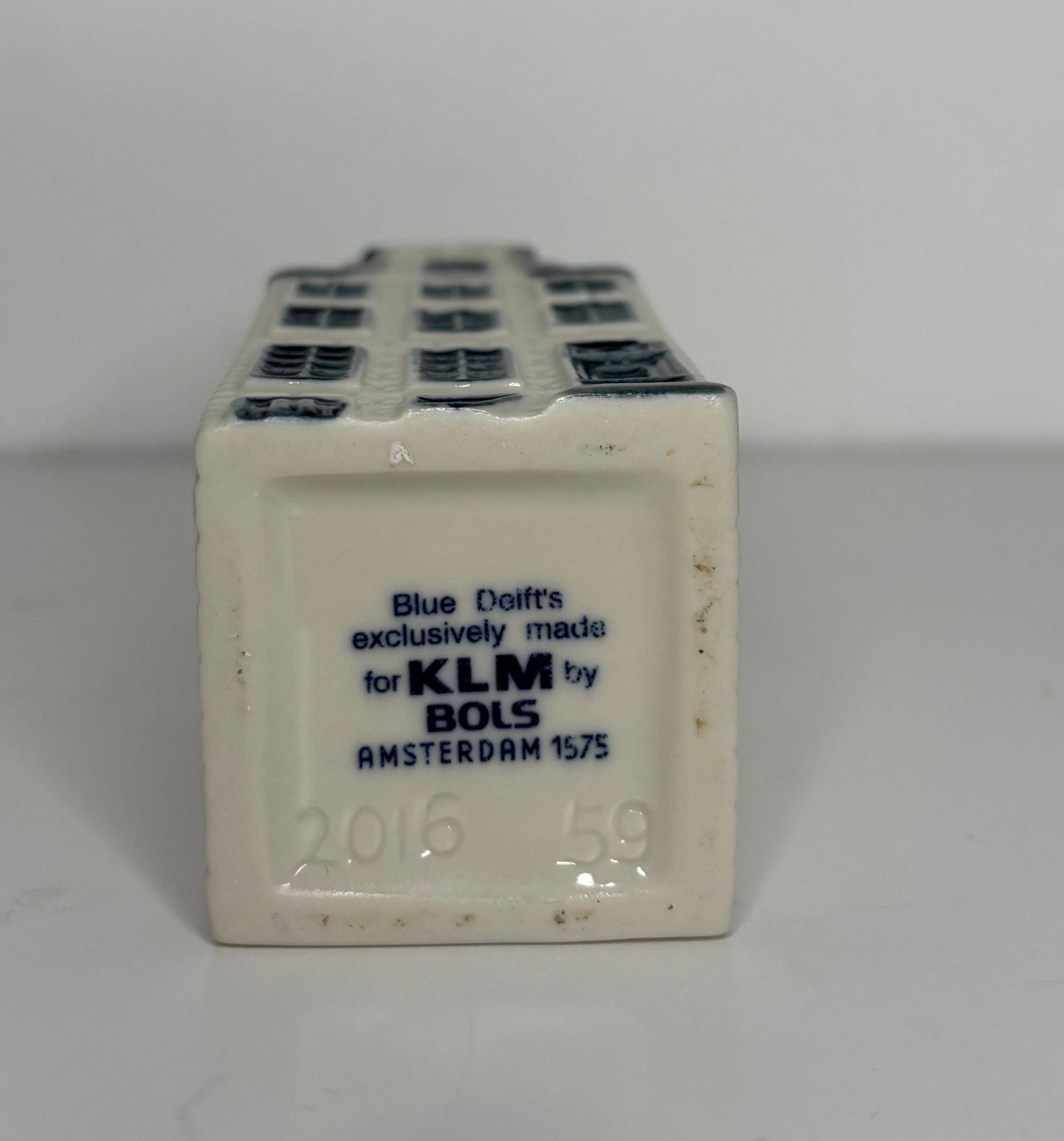 KLM Blue Delft House Number 59 Sealed