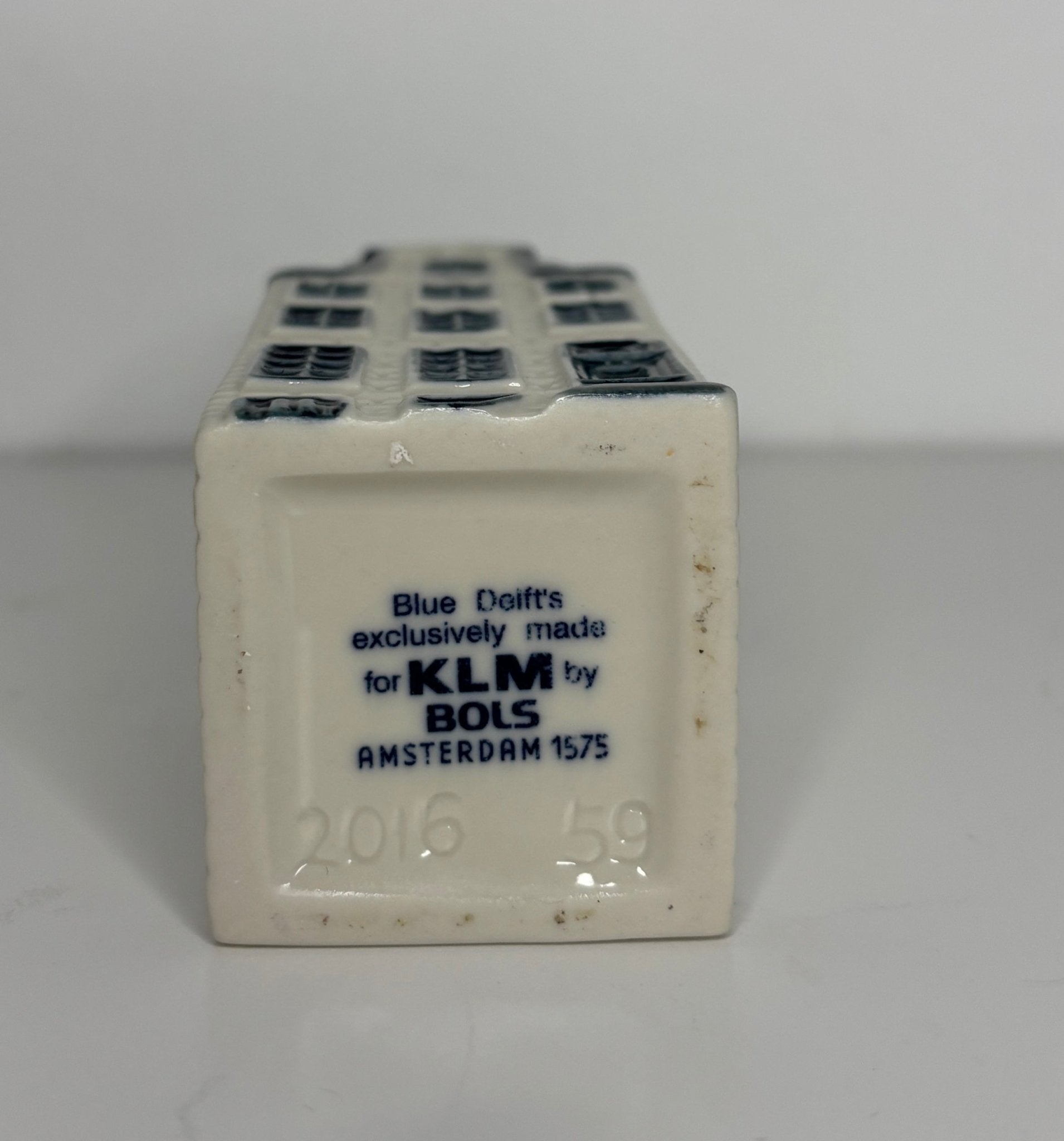 KLM Blue Delft House Number 59 Sealed