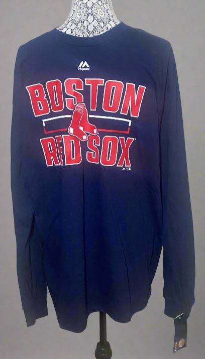 Boston Red Sox Majestic Long Sleeve T shirt