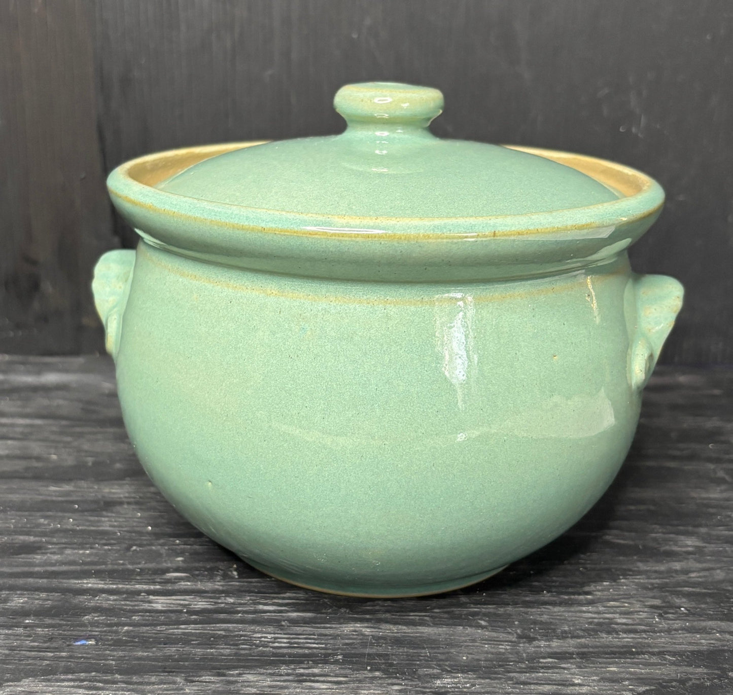 Bourne Denby Green Lidded Pot