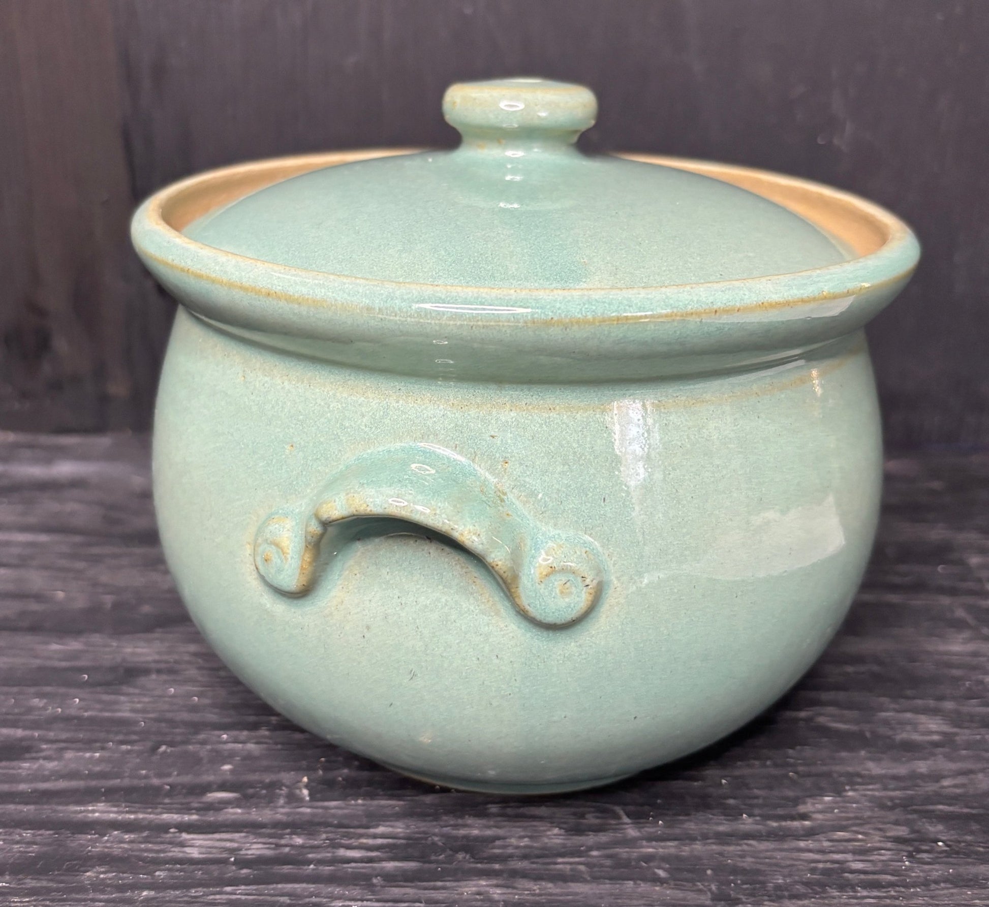 Green Lidded Pot