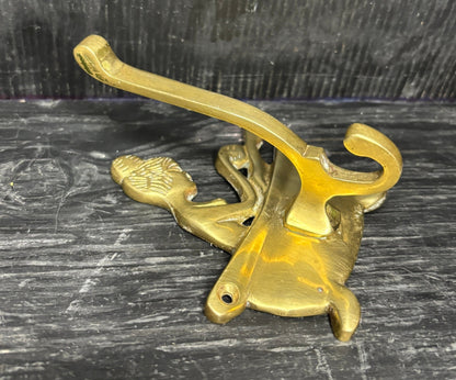 Brass Lady in Tub Bathroom Hook
