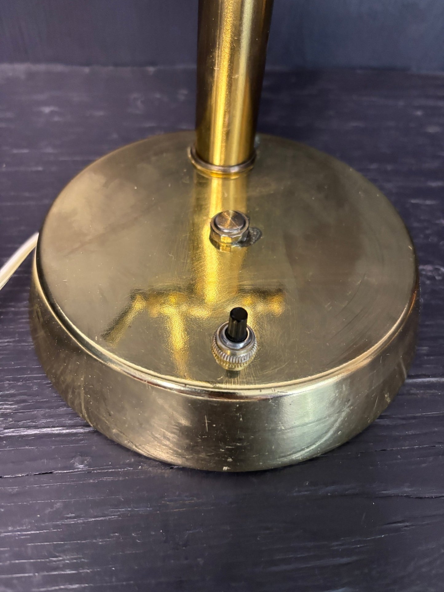 Brass Multi Adjustable Banker Table Lamp