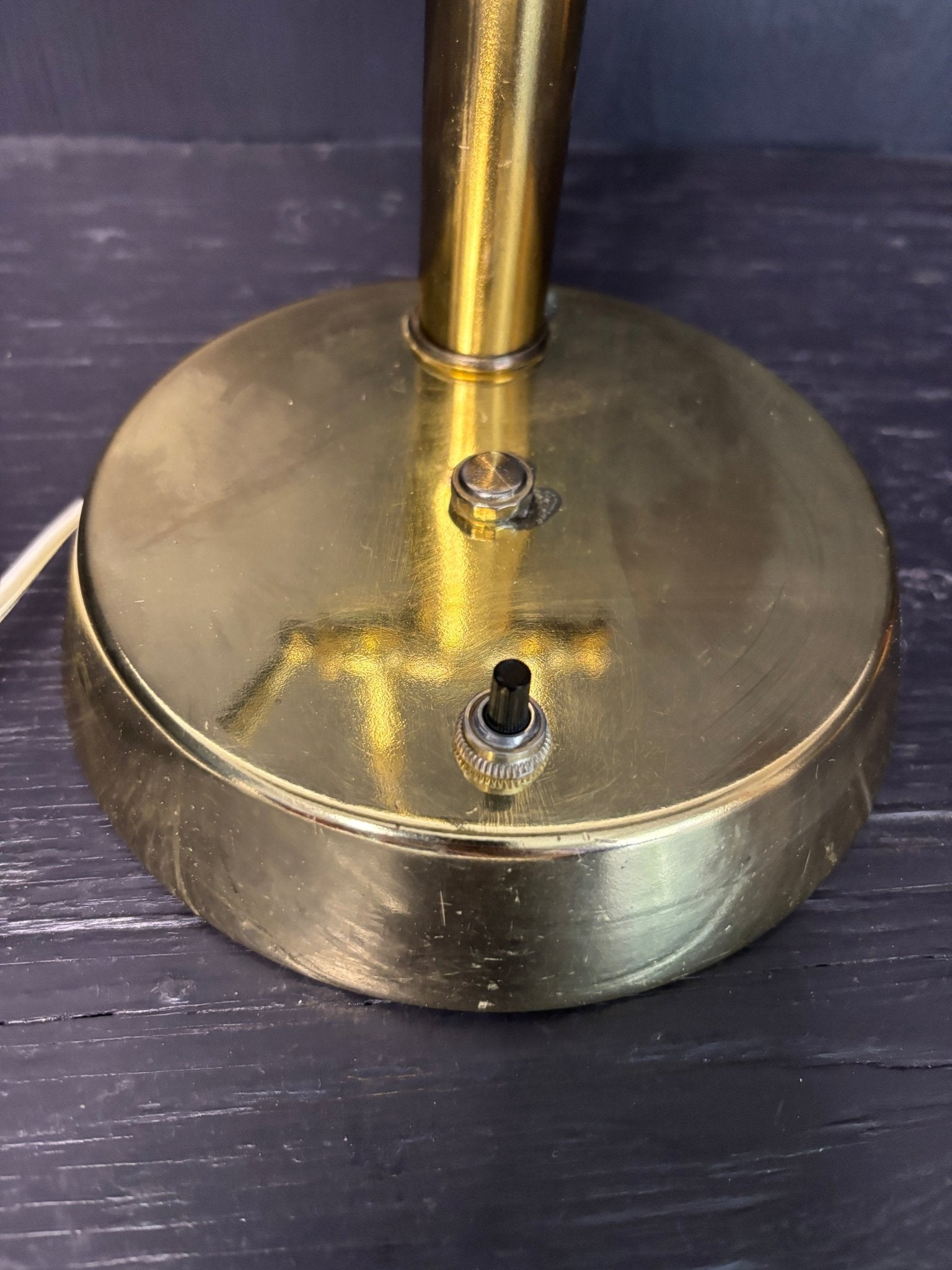 Brass Multi Adjustable Banker Table Lamp