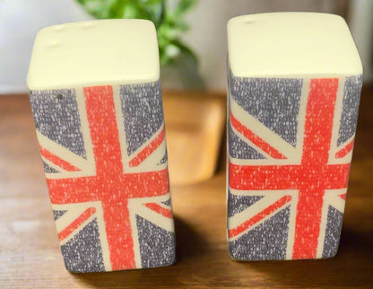 British Flag Union Jack Salt and Pepper Shakers