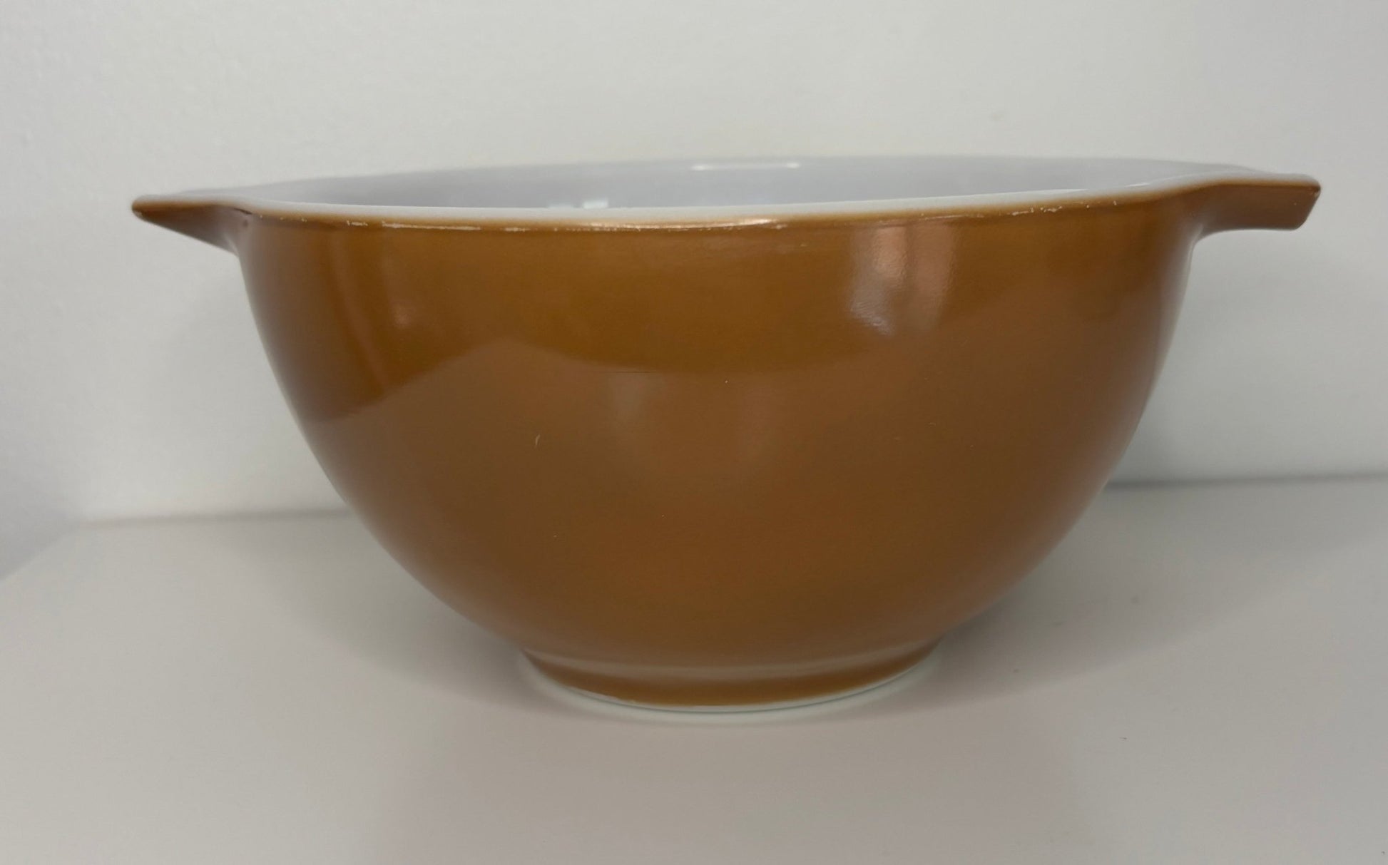 Brown Pyrex Cinderella Mixing Bowl