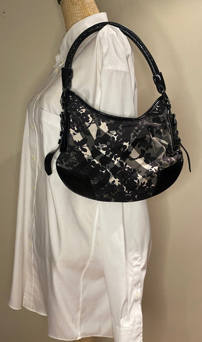 Burberry Beat Check Foley Hobo Handbag