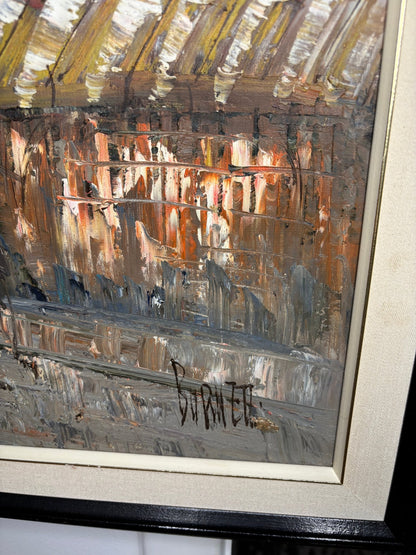 Caroline Burnett Moulin Rouge Original Oil Painting