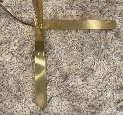 Casella Adjustable Brass Pharmacy Floor Lamp