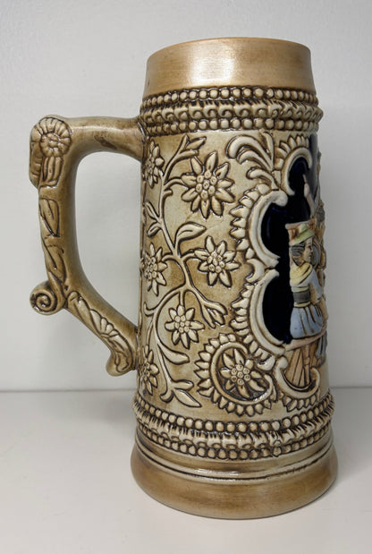 Ceramarte Dining Scene Beer Stein
