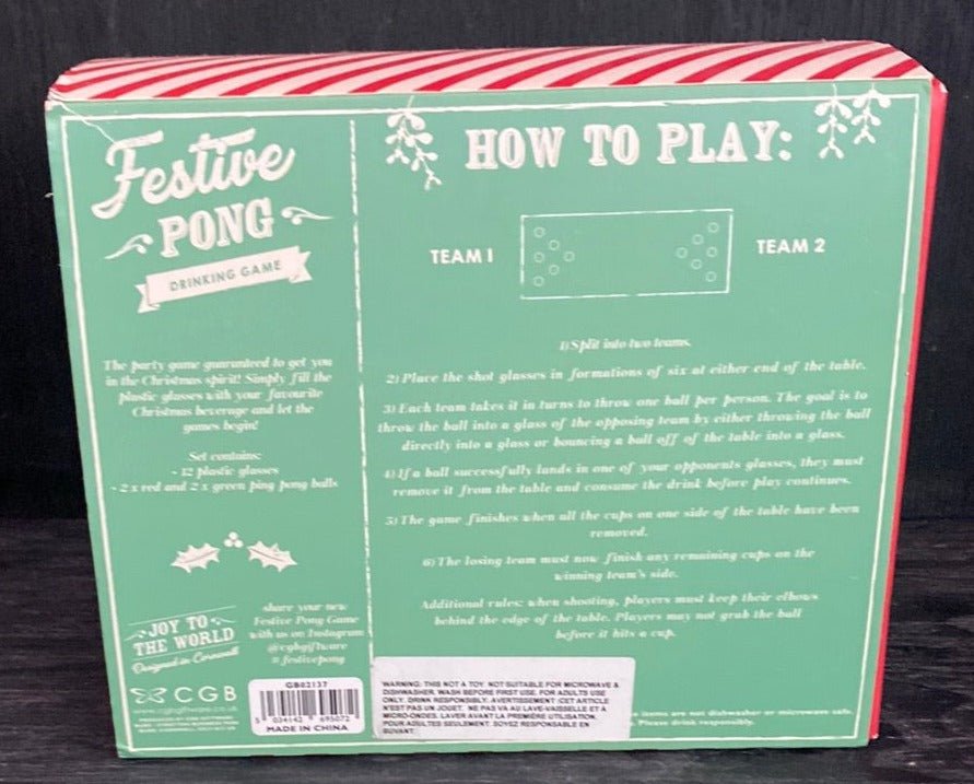 Christmas Festive Pong Game - HLJ at HomeChristmas Festive Pong GamePongHLJ at Home