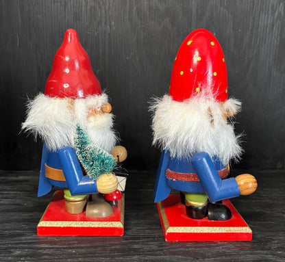 Christmas Gnome Nutcracker Figurines