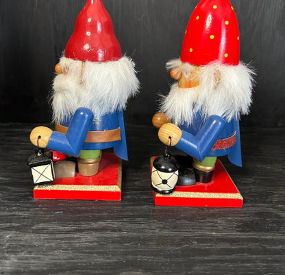 Christmas Gnome Nutcracker Figurines